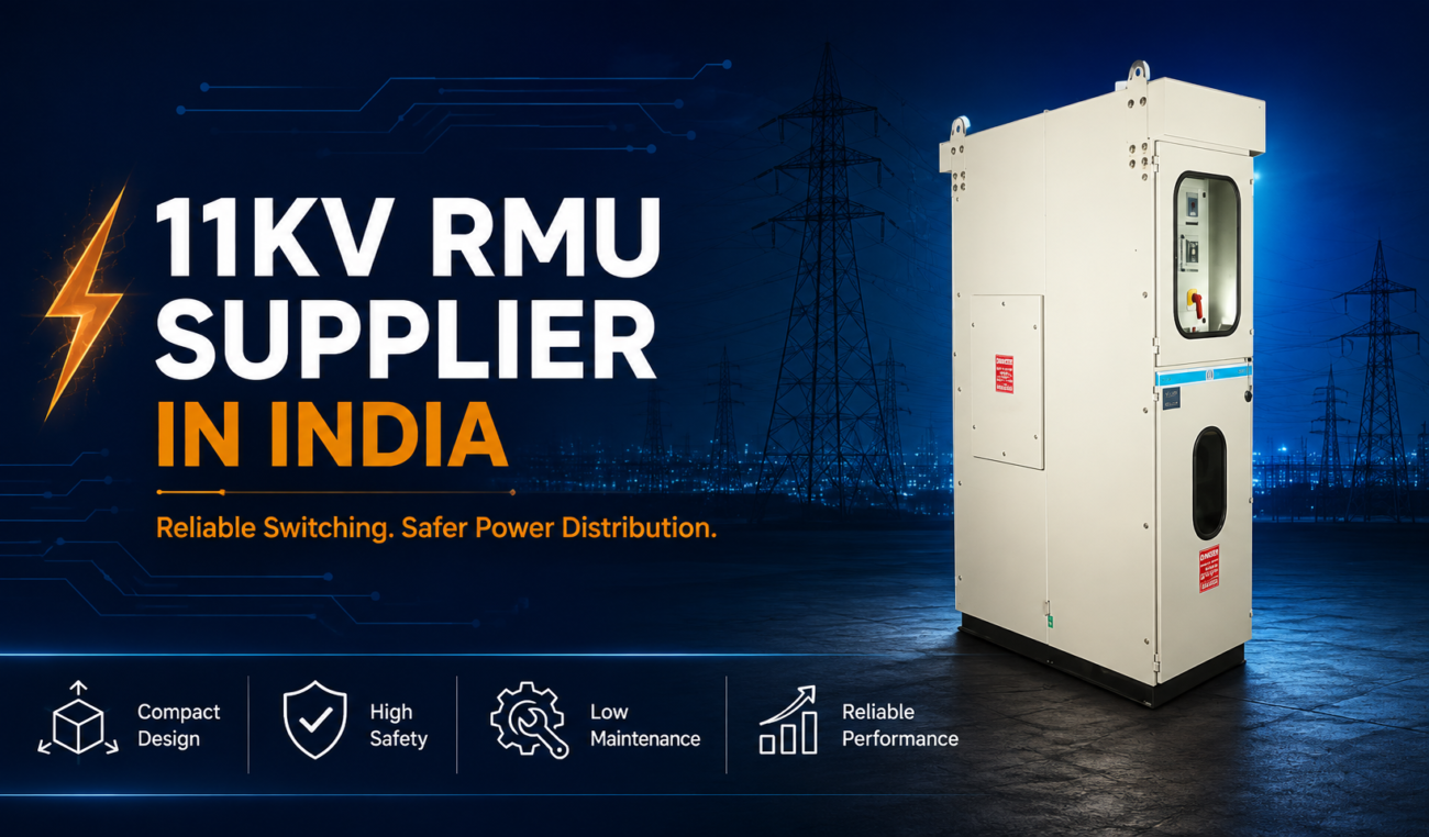 11KV RMU supplier in India - compact outdoor ring main unit switchgear for reliable power distribution