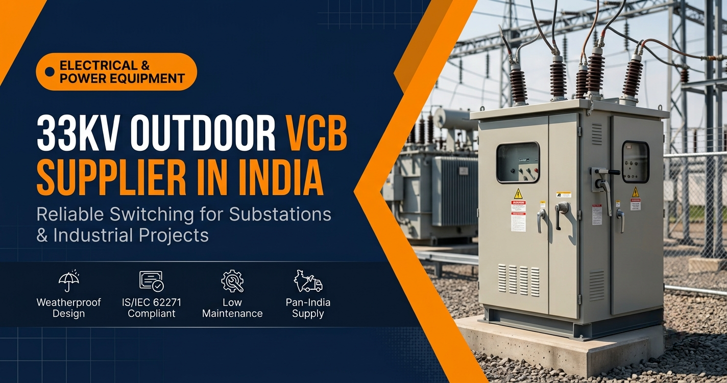 33kV Outdoor VCB Supplier in New Delhi – weatherproof vacuum circuit breaker panel for substations and industrial projects