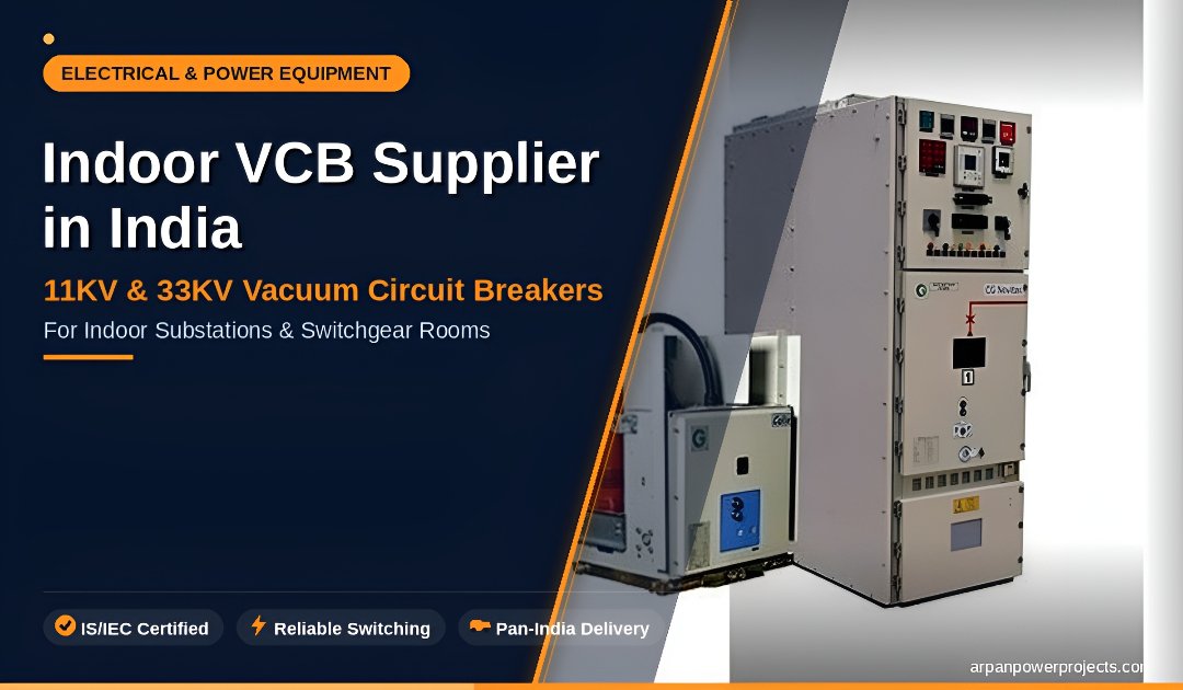 11KV and 33KV indoor VCB panel supplied by Arpan Power Projects, a trusted Indoor VCB Supplier in India
