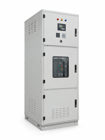 11KV Indoor VCB cabinet with indicator lamps, digital relay and breaker viewing window