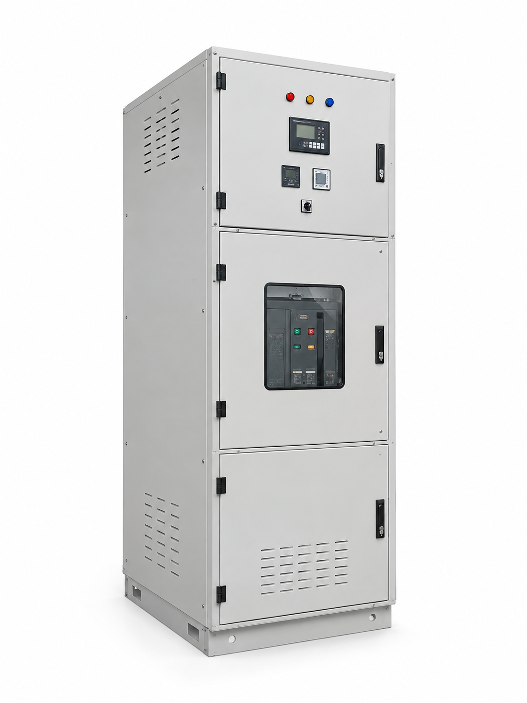 11KV Indoor VCB – Floor-Standing Switchgear Cabinet 11KV Indoor VCB cabinet with indicator lamps, digital relay and breaker viewing window