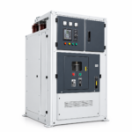 Indoor VCB Supplier in India: single-panel vacuum circuit breaker cabinet with meters, protection relay and indicator lamps